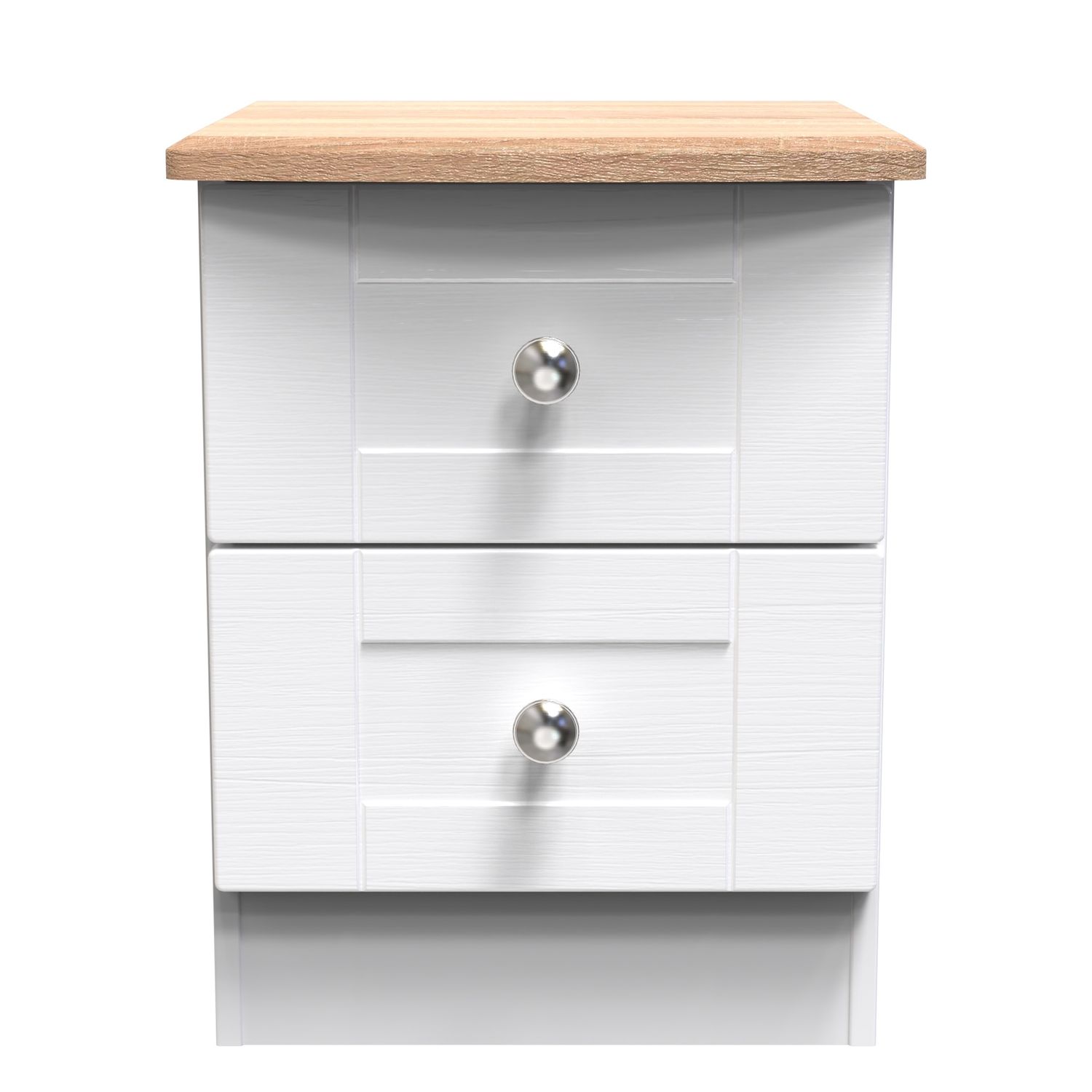 Severn 2 Drawer Bedside Cabinet