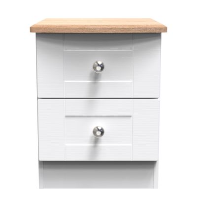 Severn 2 Drawer Bedside Cabinet