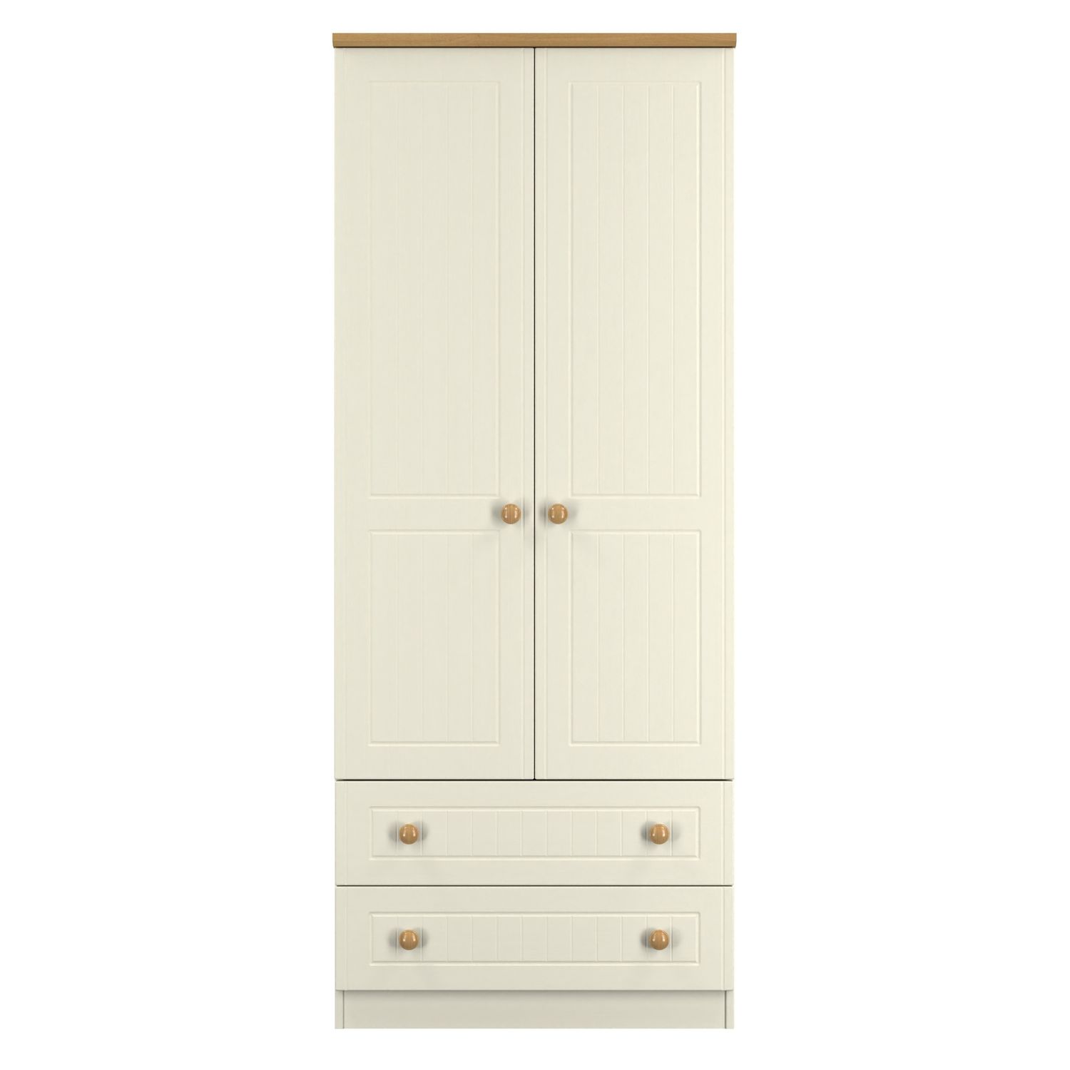 Warndon 2 Door 2 Drawer Wardrobe