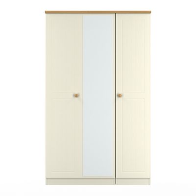 Warndon 3 Door Wardrobe with Mirror