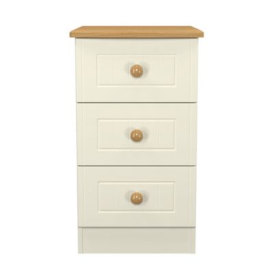 Warndon 3 Drawer Bedside Cabinet