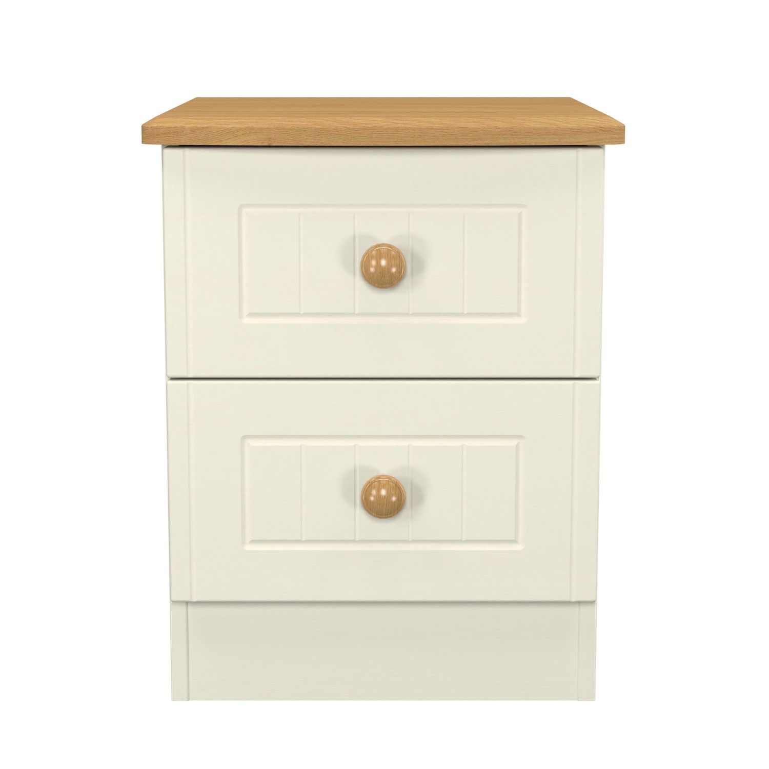 Warndon 2 Drawer Bedside Cabinet