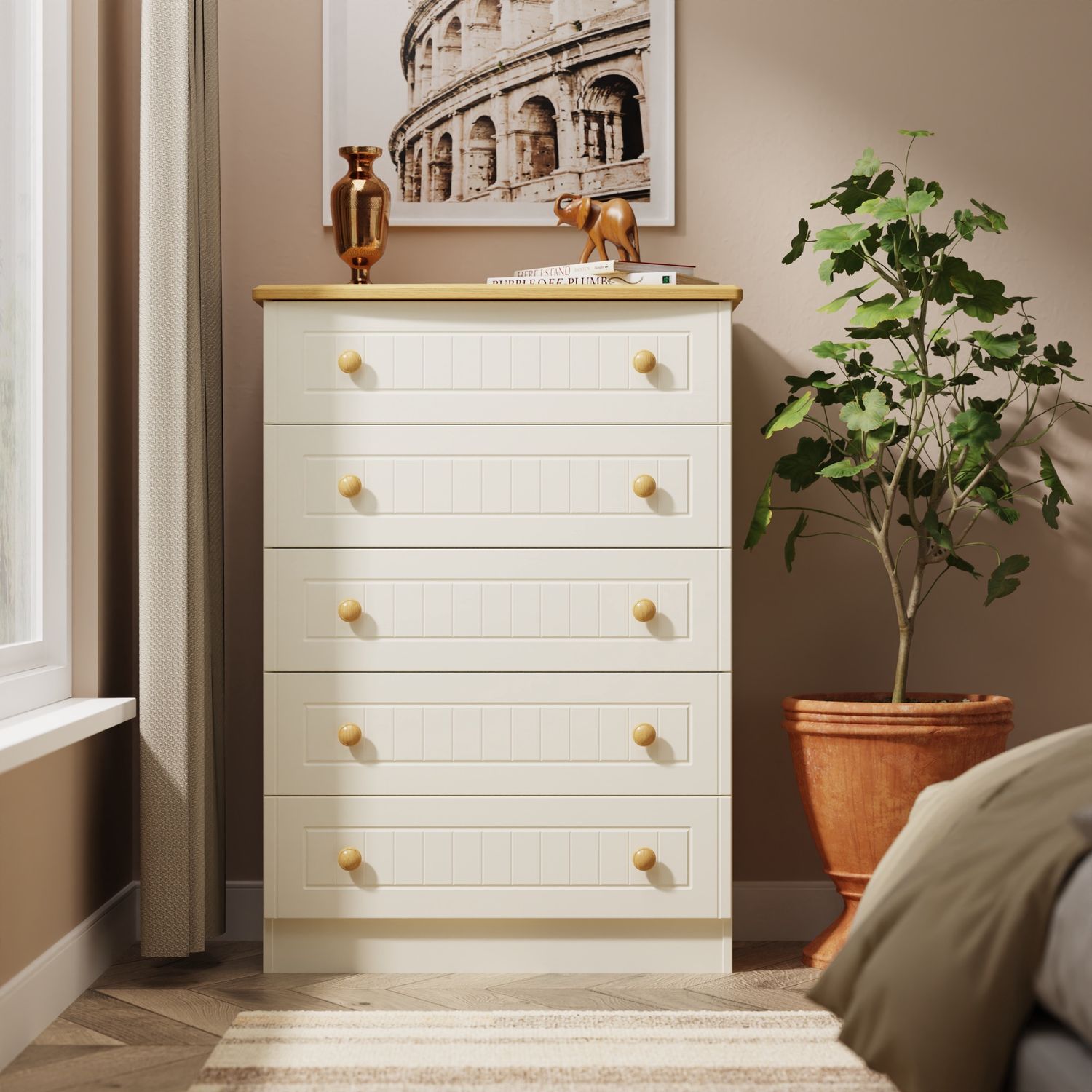 Warndon 5 Drawer Chest
