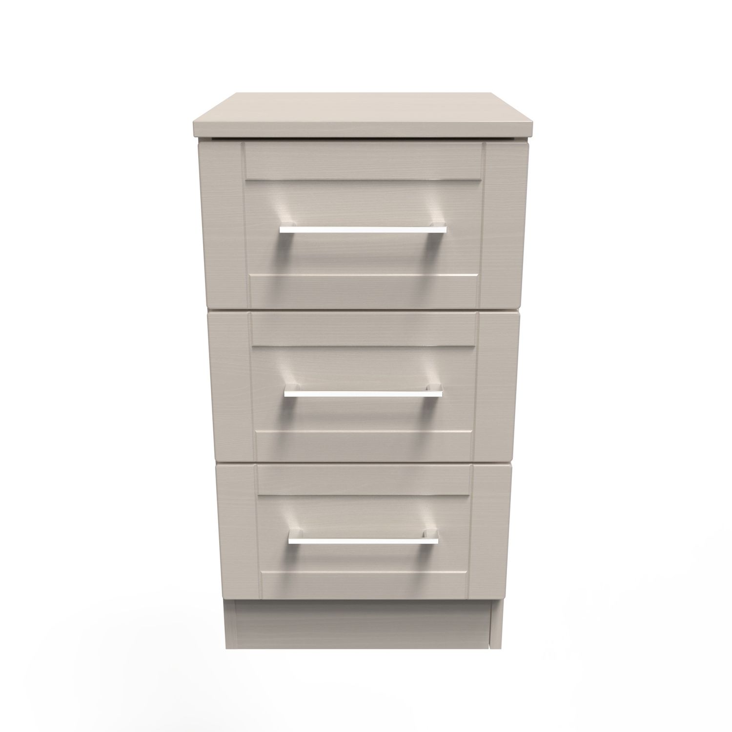Claines 3 Drawer Bedside Cabinet