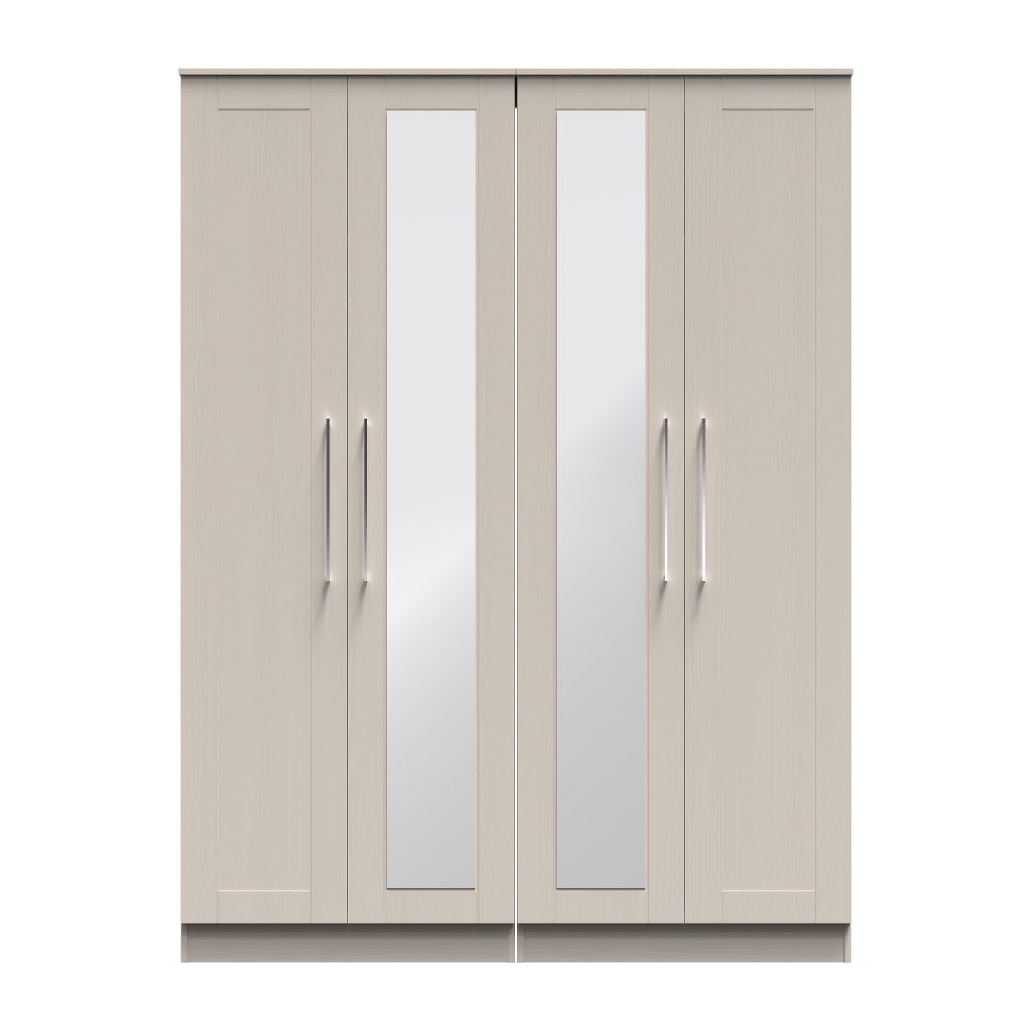 Claines 4 Door Wardrobe with Mirrors