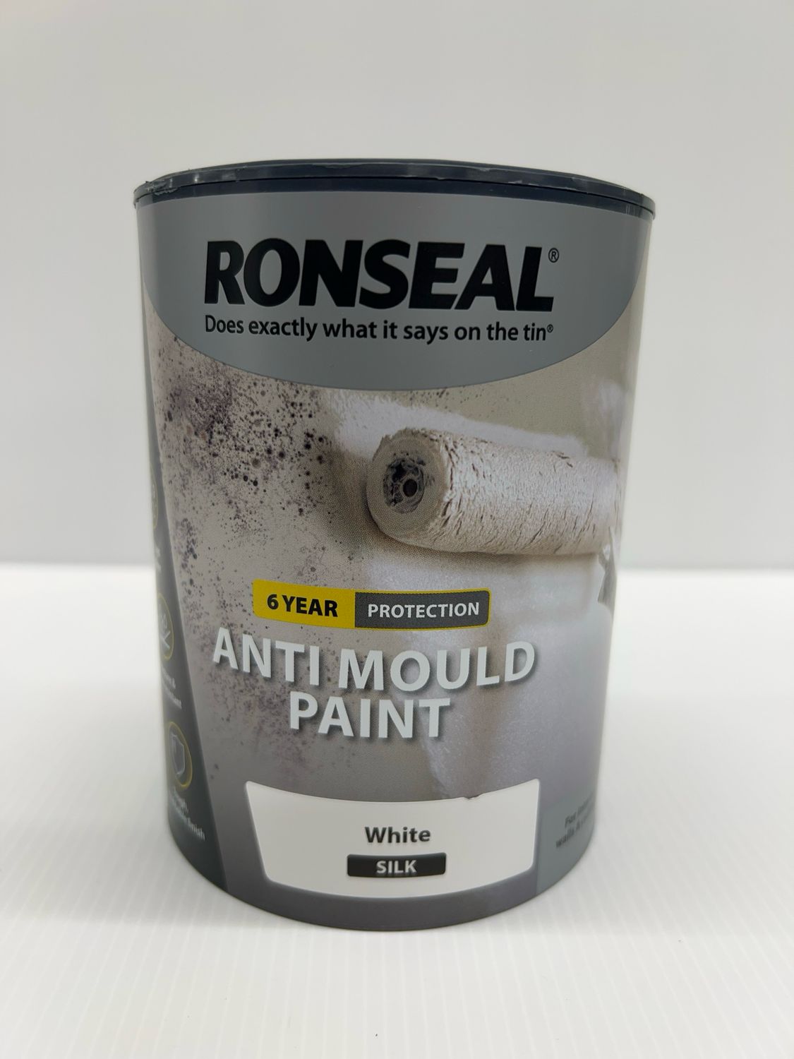 RONSEAL ANTI MOULD PAINT WHITE SILK 750ML