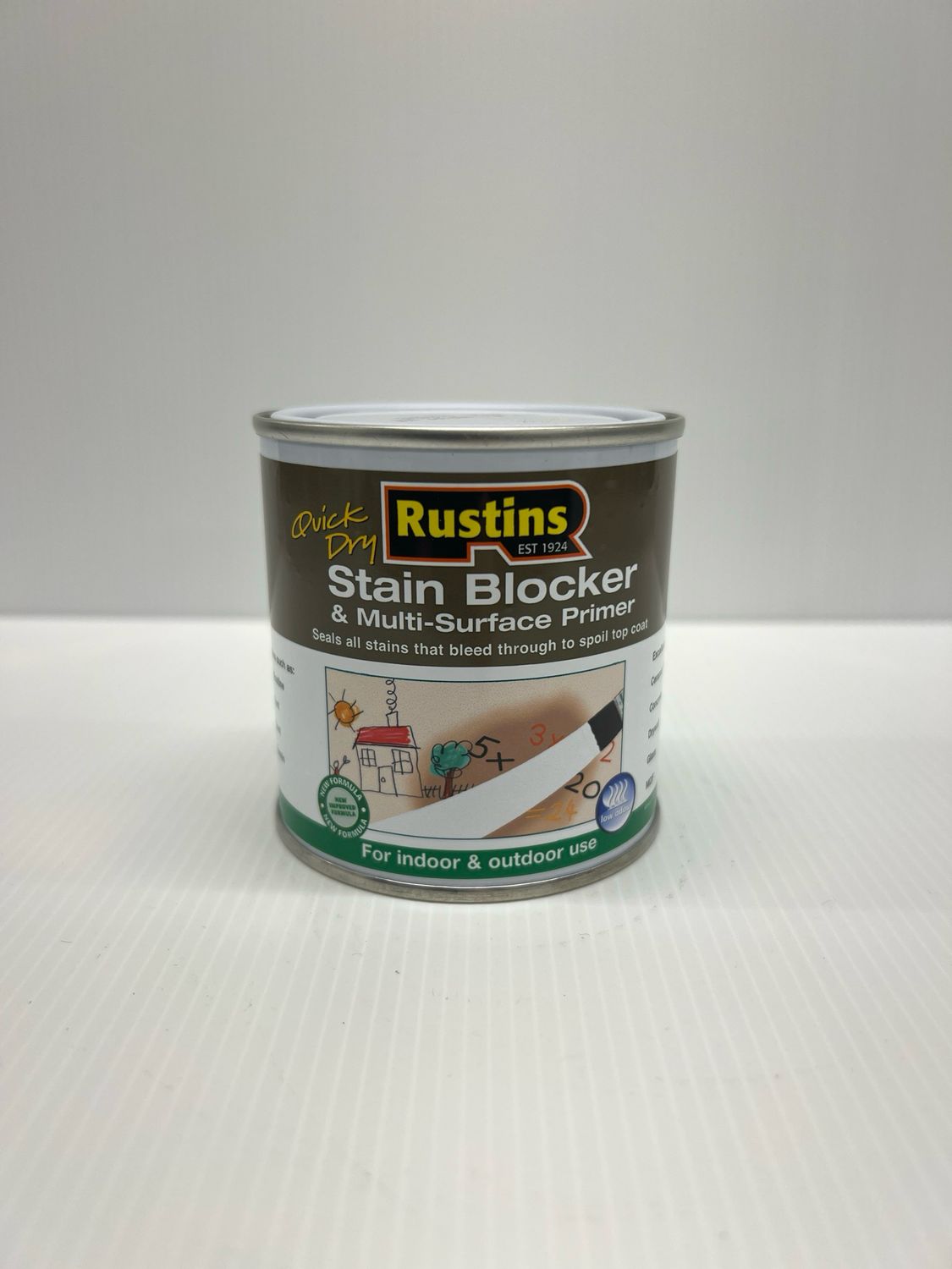 RUSTINS STAIN BLOCKER &amp; M/S PRIMER 250ML