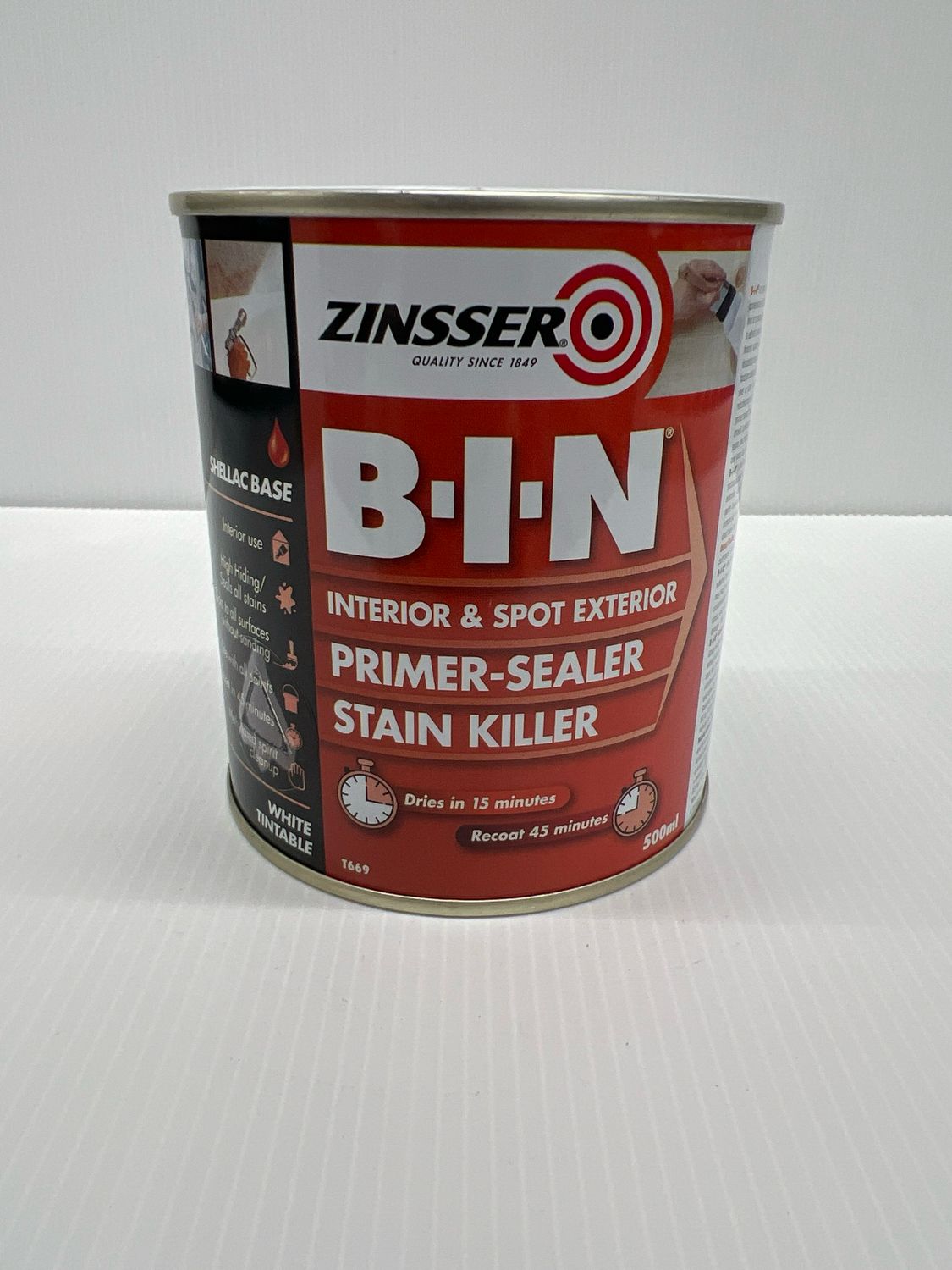ZINSSER BIN PRIMER SEALER 500ML