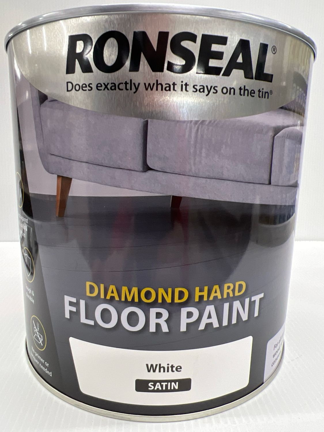 RONSEAL FLOOR PAINT WHITE 2.5L