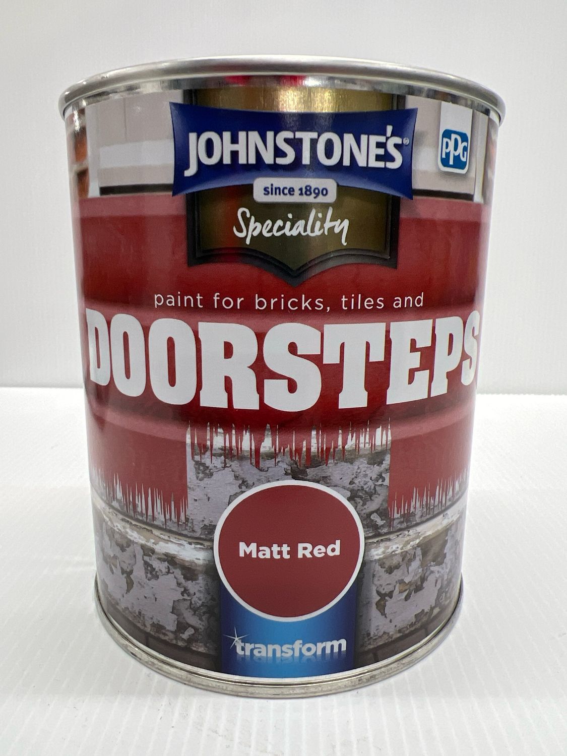 JOHNSTONES  BRICK &amp; TILE PAINT RED 750ML