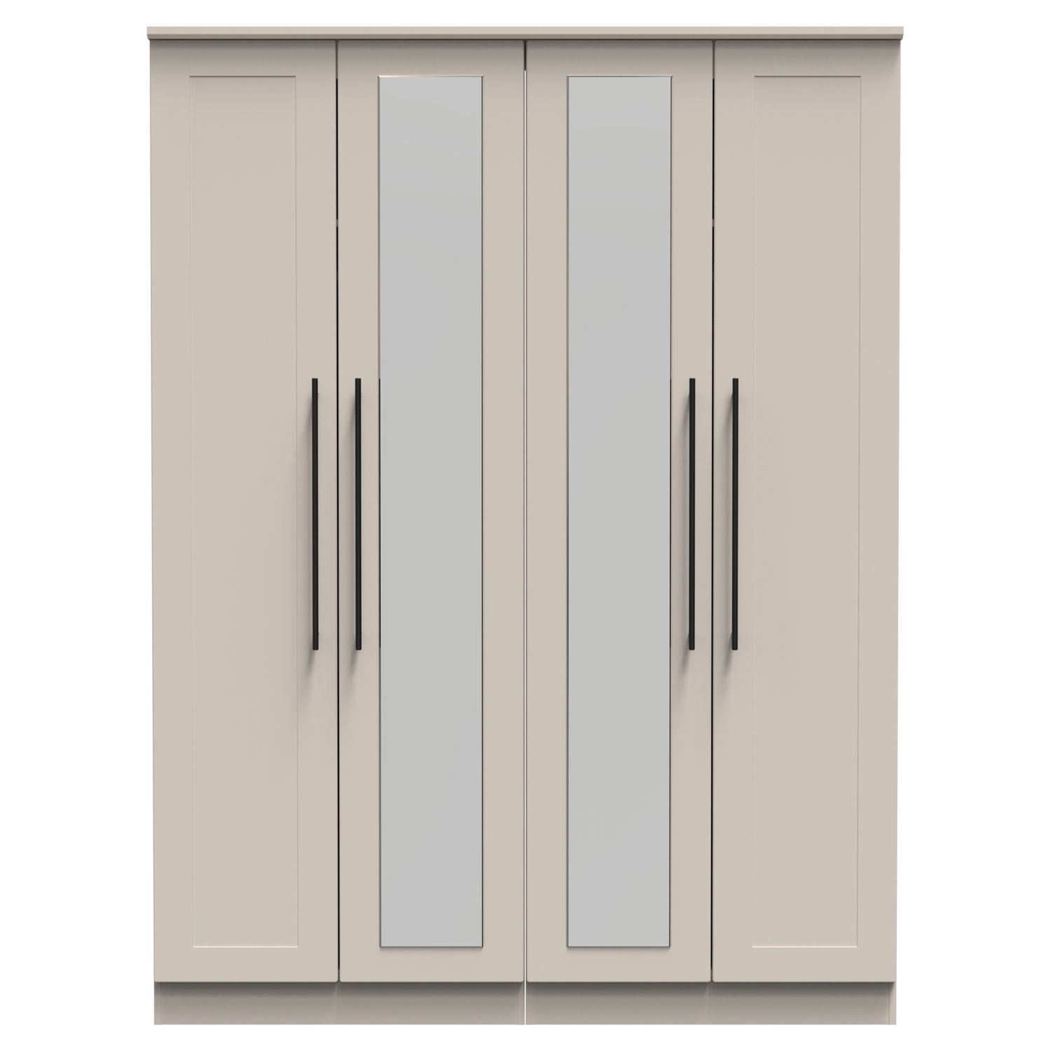 Barbourne 4 Door Wardrobe with Mirrors