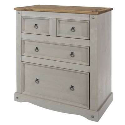 Colwall Grey 2+2 Drawer Chest