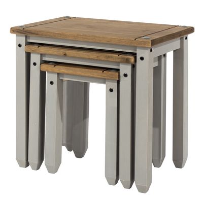 Colwall Grey Nest of 3 Tables