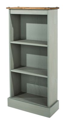 Colwall Grey Low Bookcase