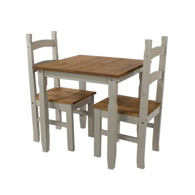 Colwall Grey Table &amp; 2 Chairs