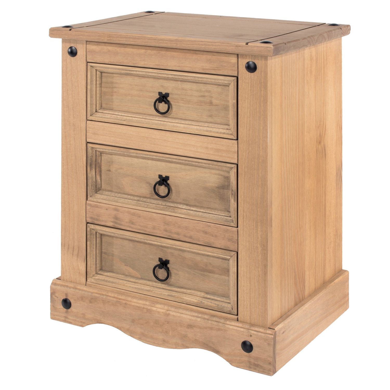 Colwall 3 Drawer Bedside Cabinet