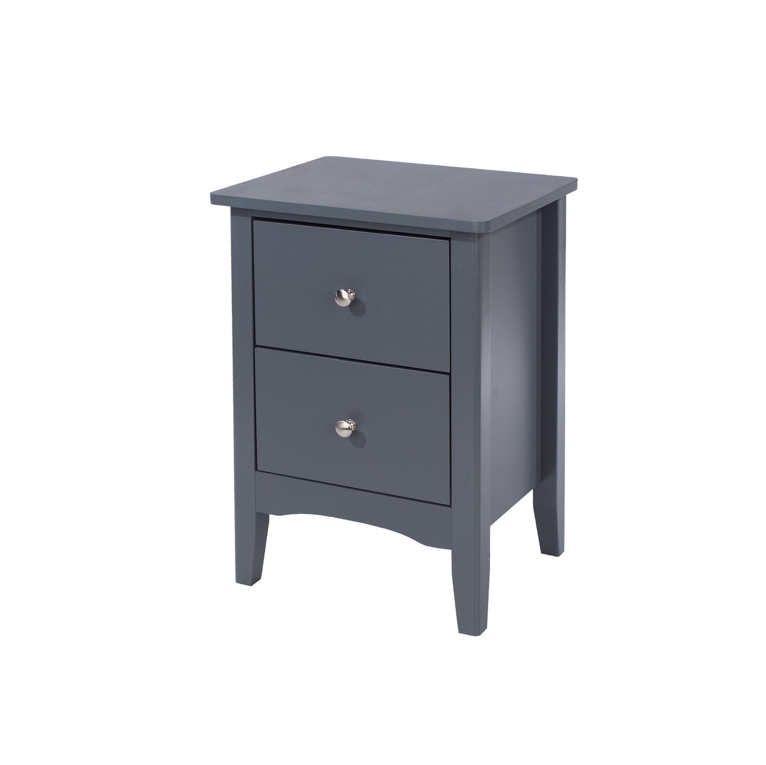 Castlemorton Blue 2 Door Bedside Cabinet