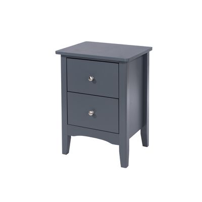 Castlemorton Blue 2 Door Bedside Cabinet