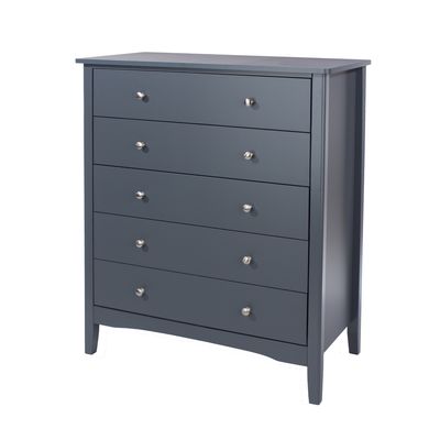 Castlemorton Blue 5 Drawer Chest