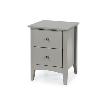 Castlemorton Grey 2 Door Bedside Cabinet