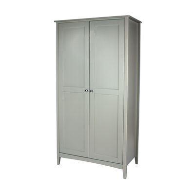 Castlemorton Grey 2 Door Wardrobe