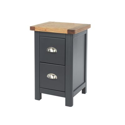 Welland 2 Drawer Narrow Bedside Cabinet