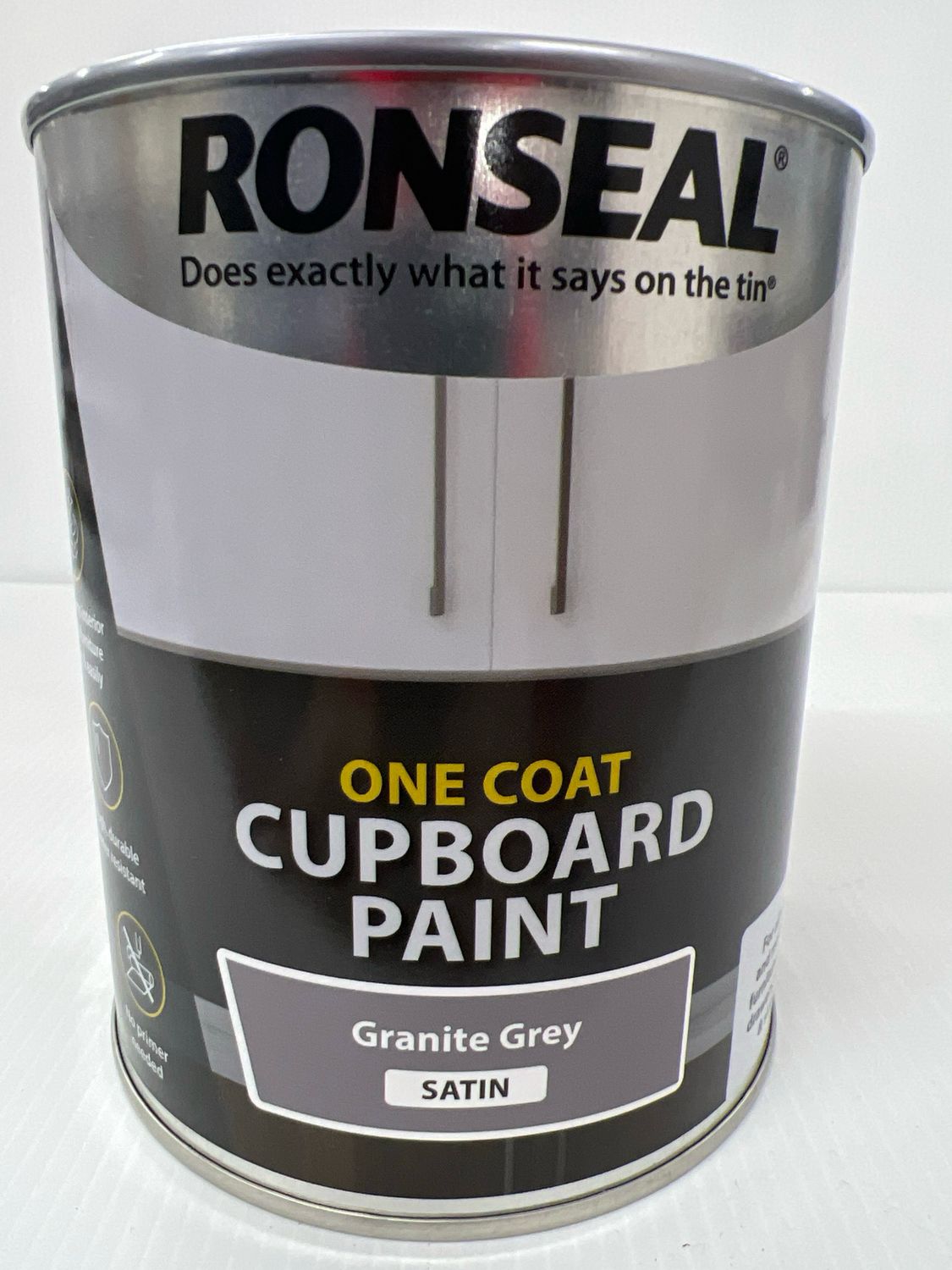 Ronseal cupboard paint granite grey satin 750ml