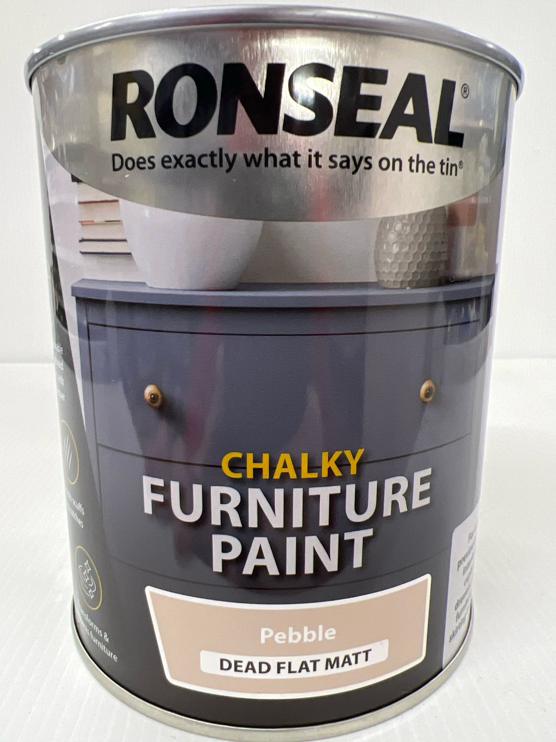 RONSEAL CHALKY PAINT PEBBLE 750ML