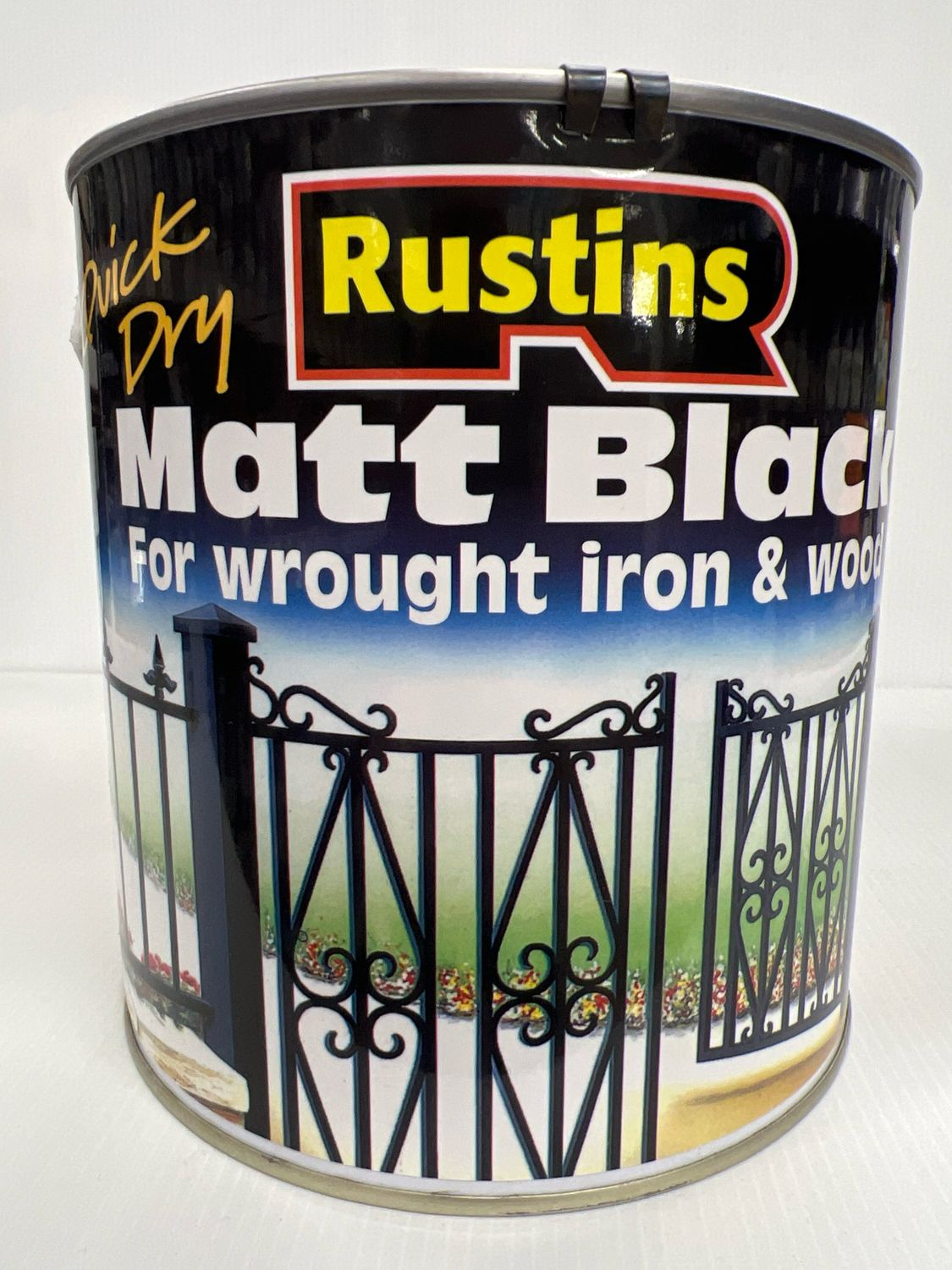 RUSTINS QUICK DRY MATT BLACK 2.5L