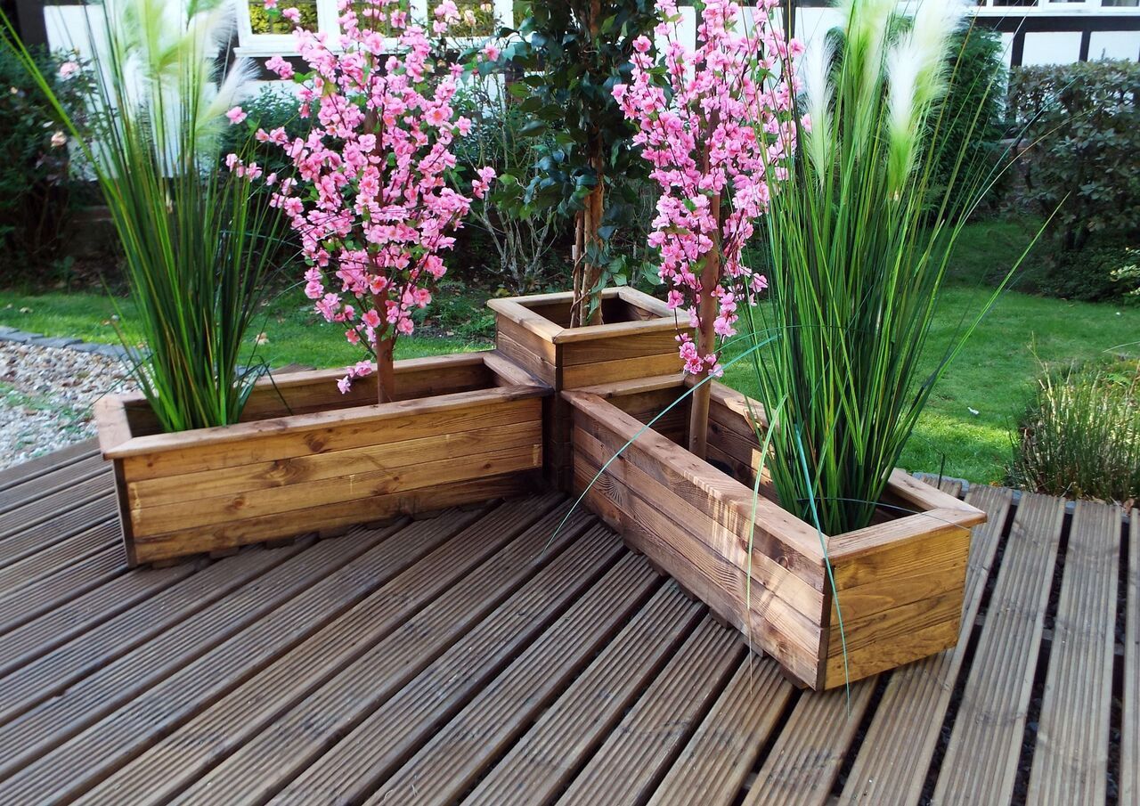 CORNER PLANTER SET