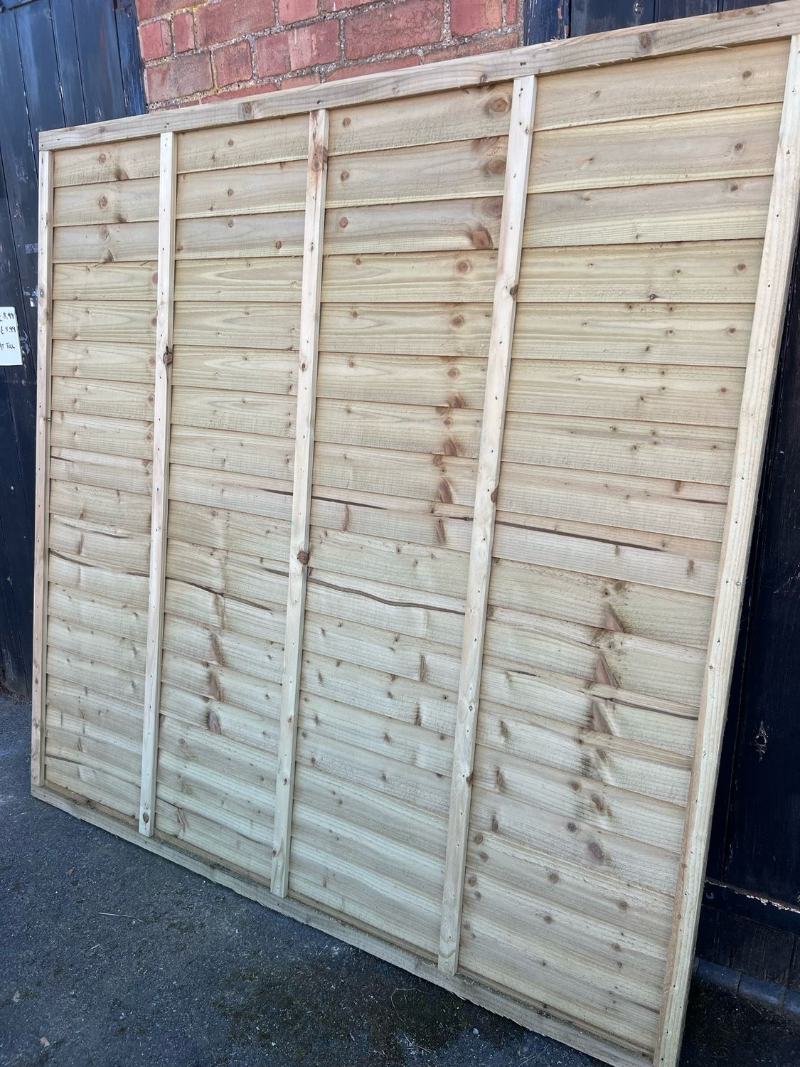 6x6 Fence Panel lap Panel