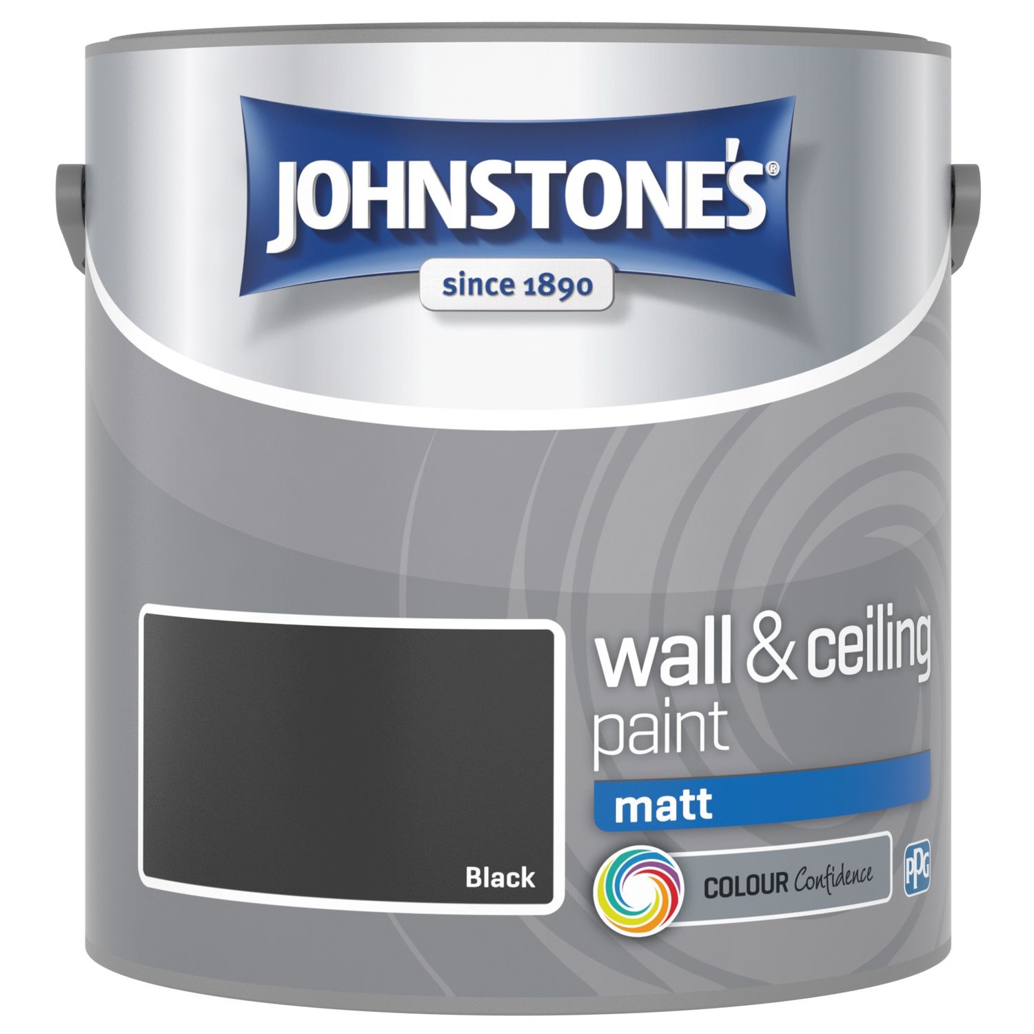 JOHNSTONES  MATT BLACK 2.5LT