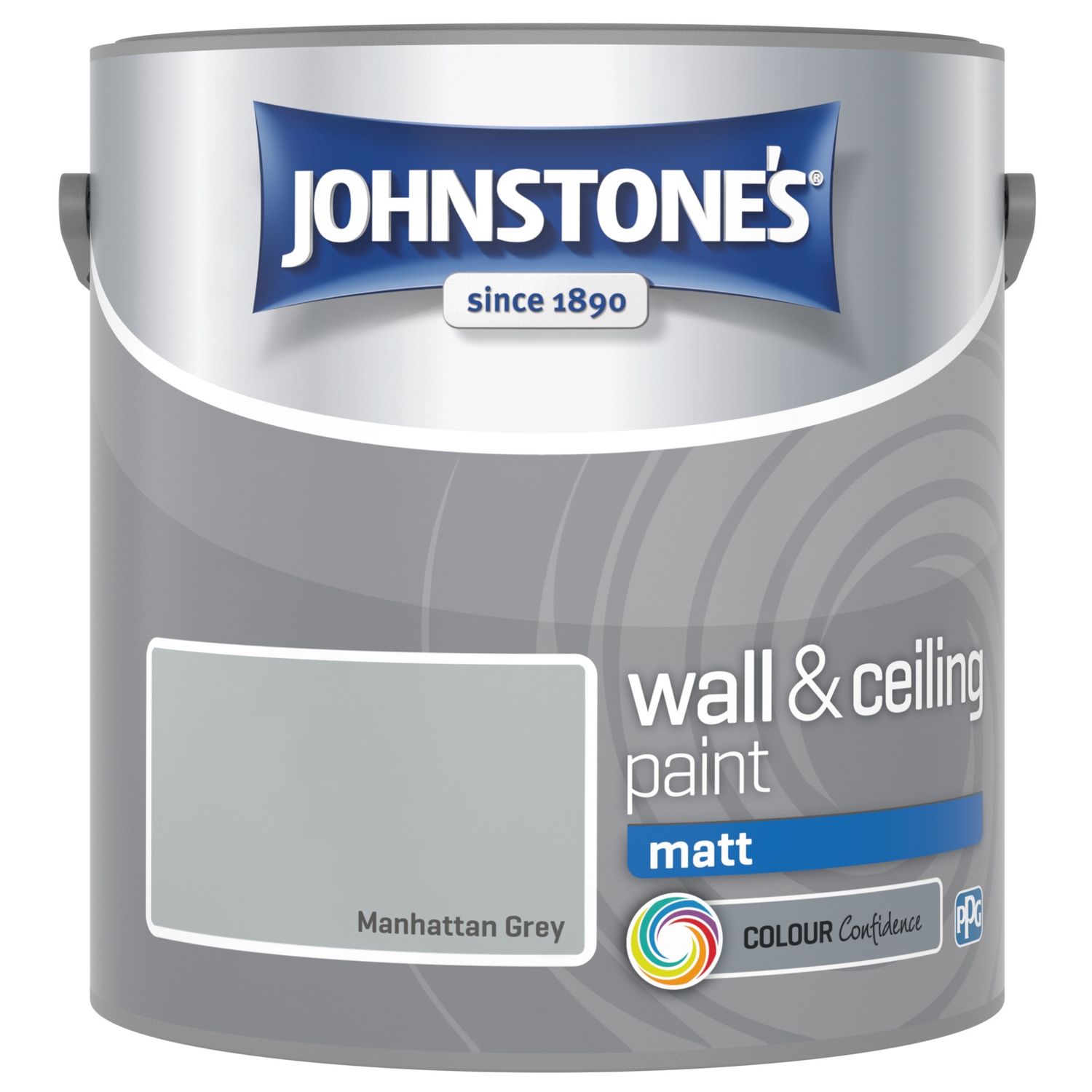 JOHNSTONES MATT MANHATTAN GREY 2.5LT