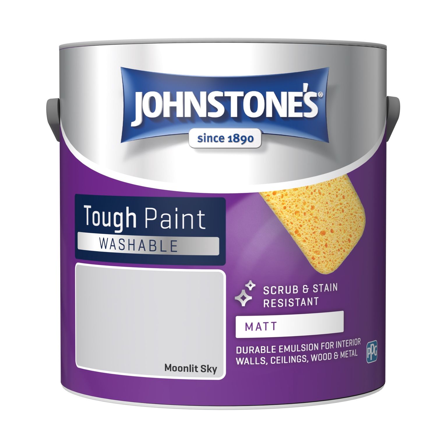 JOHNSTONES WASHABLE MATT MOONLIT SKY 2.5LT
