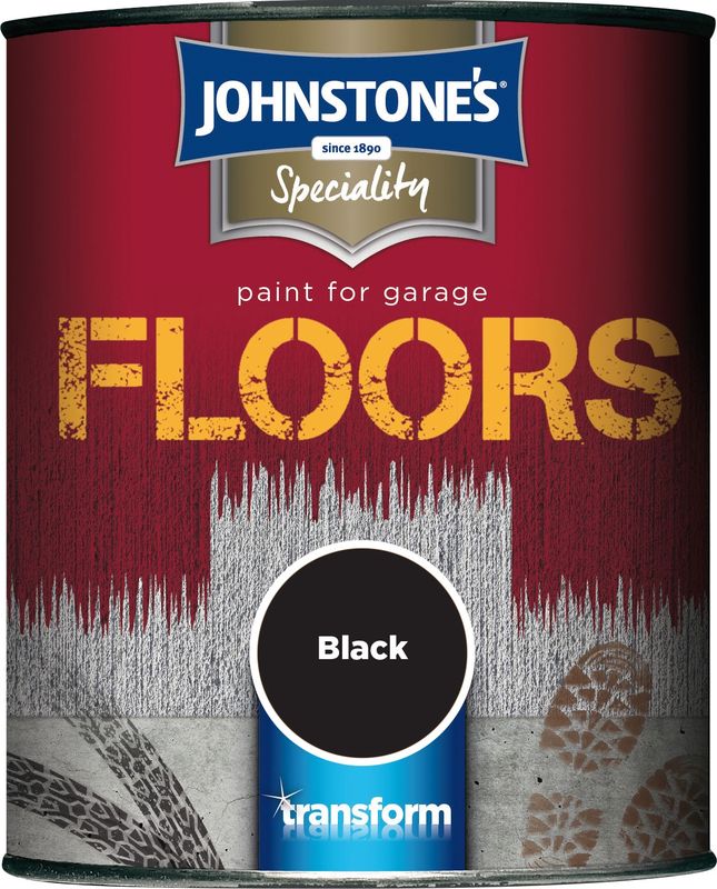 JOHNSTONE FLOOR PAINT BLACK 750ML