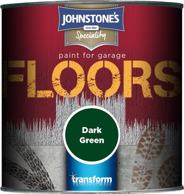 JOHNSTONES  FLOOR PAINT DARK GREEN 250ML