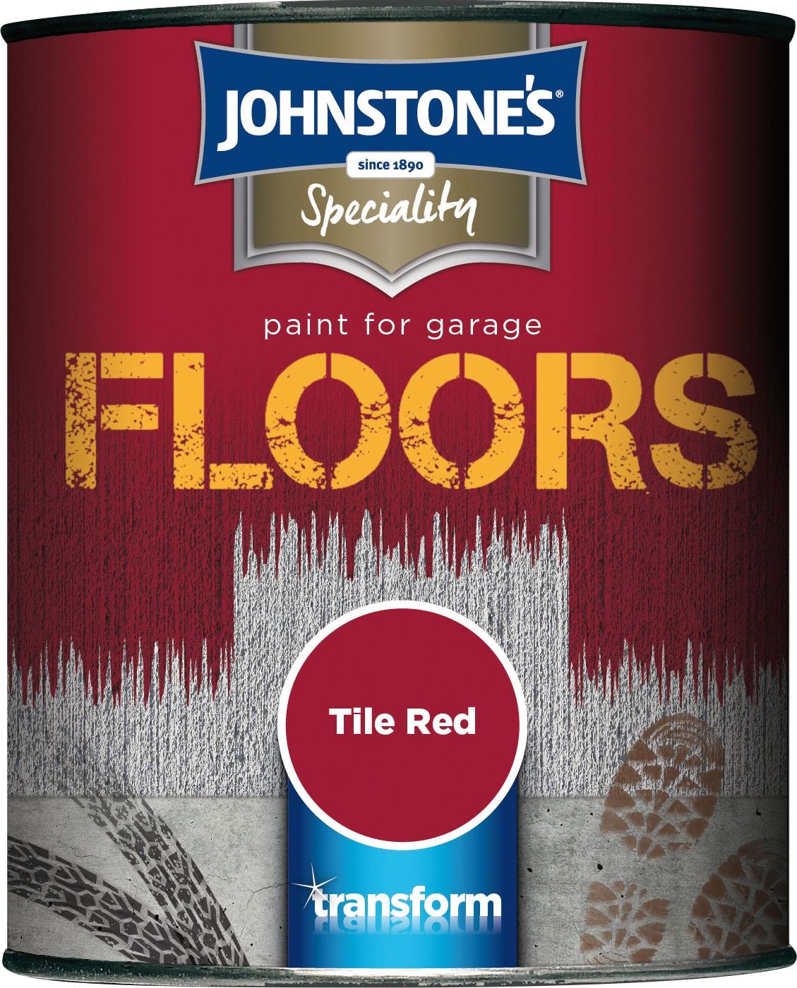 JOHNSTONES  FLOOR PAINT TILE RED 750ML