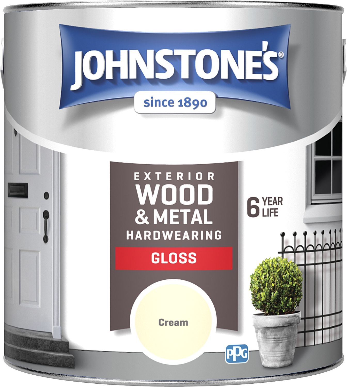 JOHNSTONES EXTERIOR GLOSS CREAM 2.5L