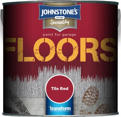 JOHNSTONES  GARAGE FLOOR PAINT TILE RED 2.5LT