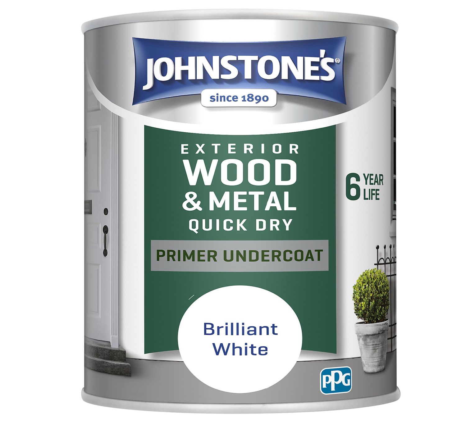 JOHNSTONES EXTERIOR QUICK DRY PRIMER UNDERCOAT 750ML