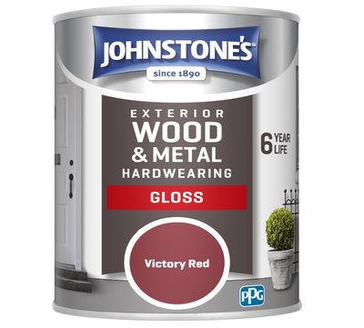 JOHNSTONES  EXTERIOR GLOSS VICTORY RED 750ML