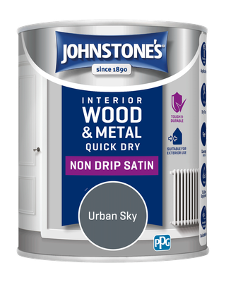JOHNSTONES  QUICK DRY SATIN URBAN SKY 750ML