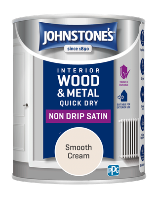 JOHNSTONES  QUICK DRY SATIN SMOOTH CREAM 750ML