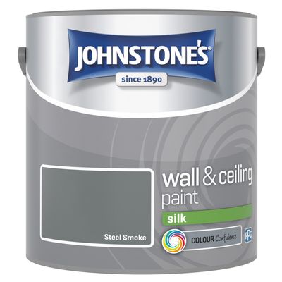 JOHNSTONES SILK STEEL SMOKE 2.5LT