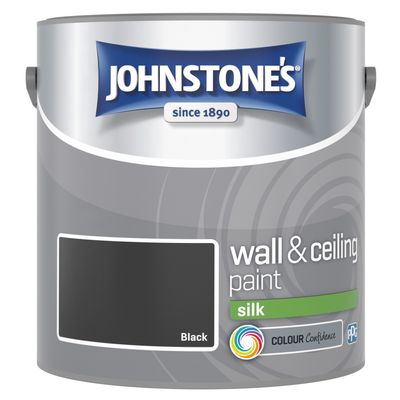 JOHNSTONES  SILK BLACK 2.5LT