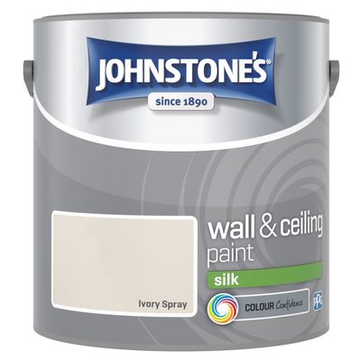 JOHNSTONES  SILK IVORY SPRAY 2.5LT