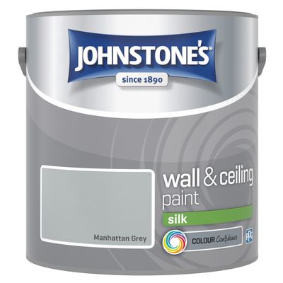JOHNSTONES SILK MANHATTAN GREY 2.5LT