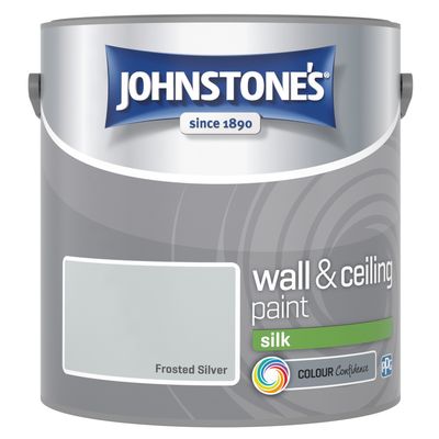 JOHNSTONES SILK FROSTED SILVER 2.5LT