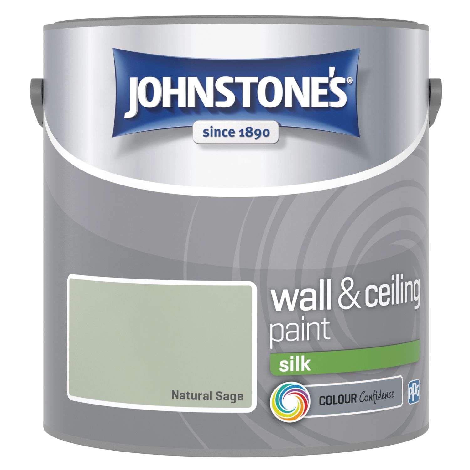 JOHNSTONES SILK NATURAL SAGE 2.5LT