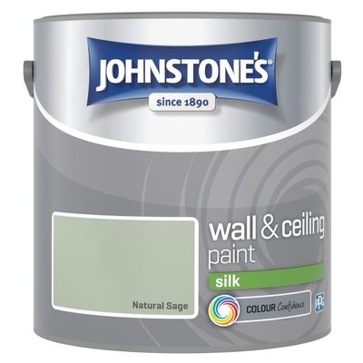 JOHNSTONES SILK NATURAL SAGE 2.5LT